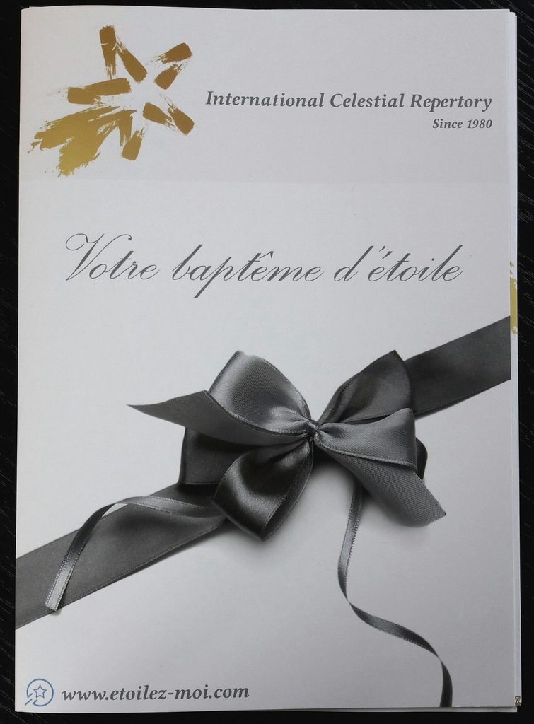 baptême étoile