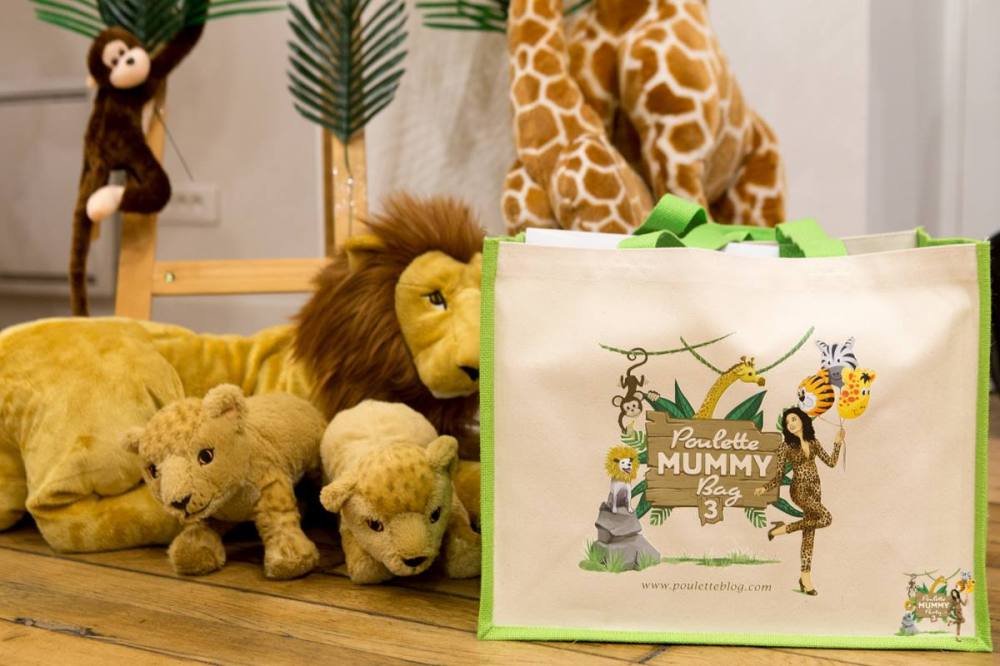 Totebag Poulette Mummy Party