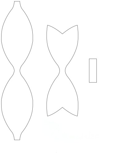 gabarit 10 doigts noeud en papier